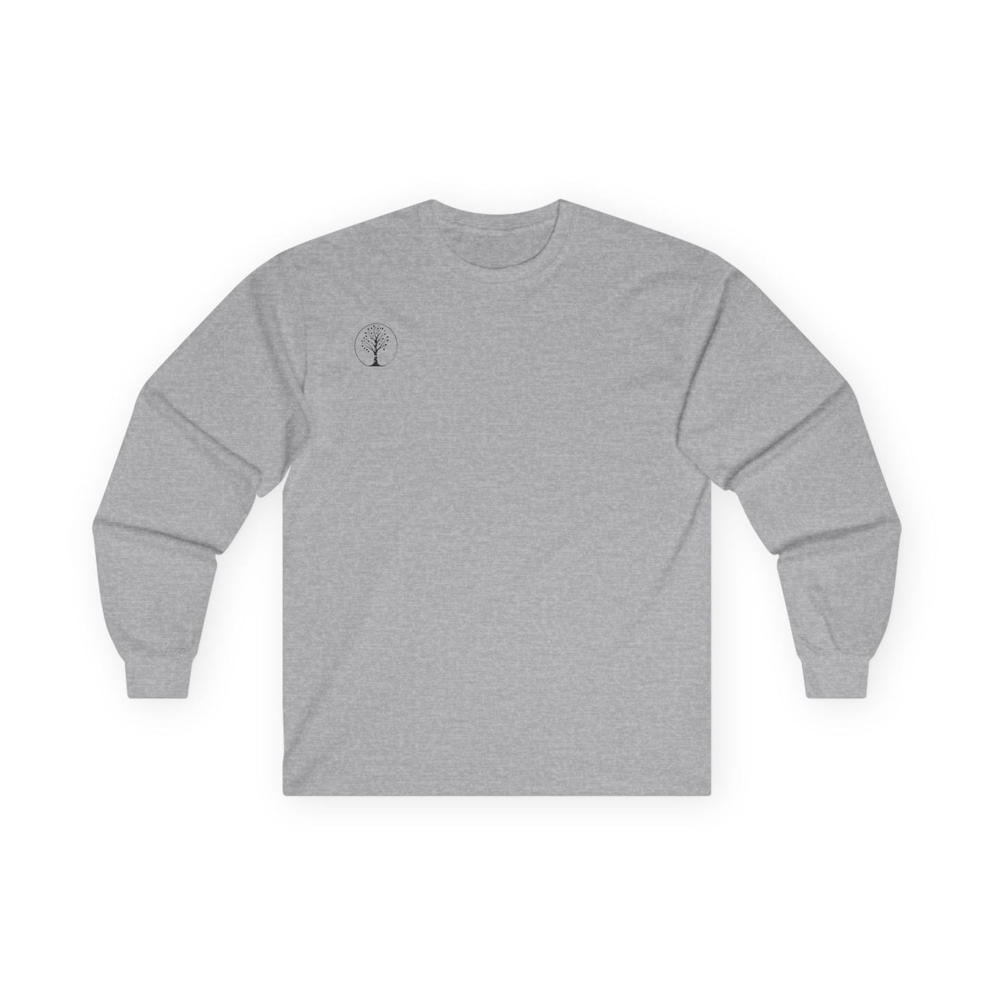 Minimalist Tree Long Sleeve Tee - Nature-Inspired Unisex Shirt